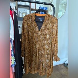 Snake-print Party Dress